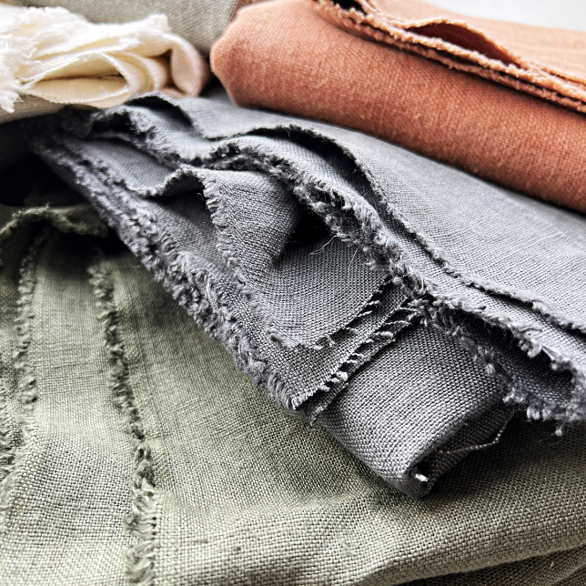 Tkanina lniana – len z bawełną na ubrania i do wnętrz