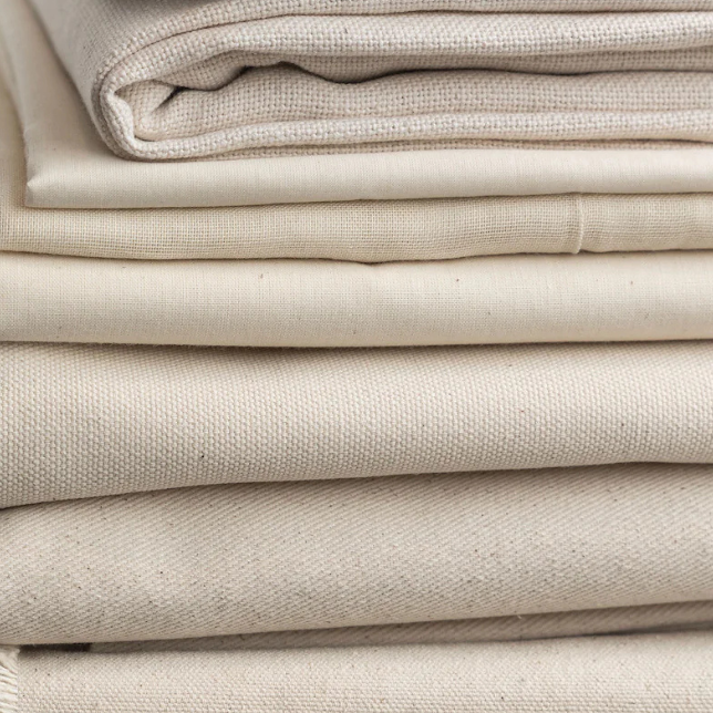 Surowa bawełna niebarwiona, surówka bawełniana różne gramatury