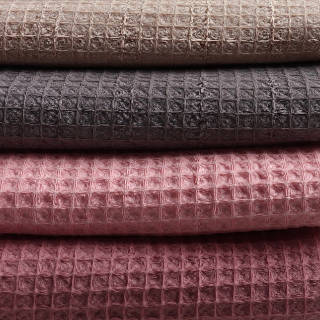 Wafel bawełniany: materiał na ścierki, ręczniki, szlafroki